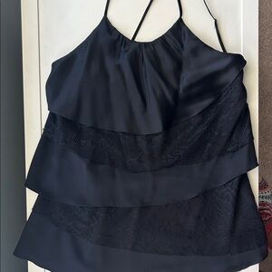 Chic Black Layered Women's Camisole